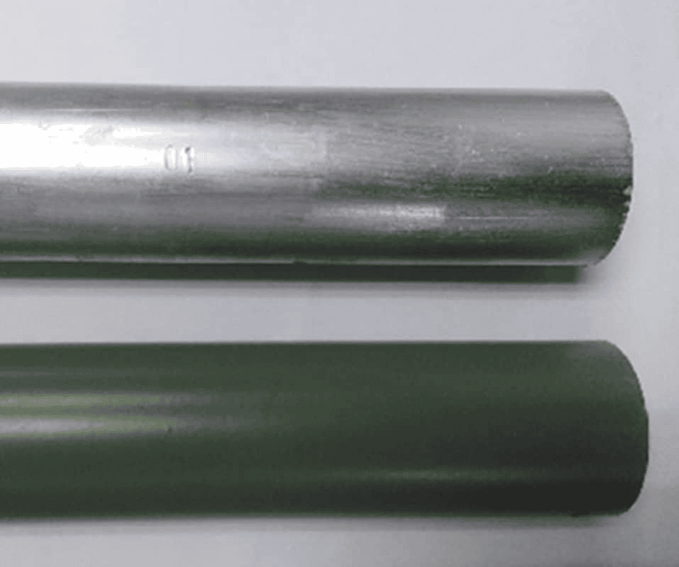 Penghapusan cat dengan laser pada alat kelengkapan pipa