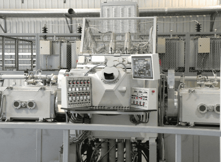 Soğuk katotlu EB-PVD endüstriyel ekipmanı (Gaz türbini kanatlarında termal bariyer kaplamalar için yıllık üretim kapasitesi: 60.000 ila 120.000 adet)