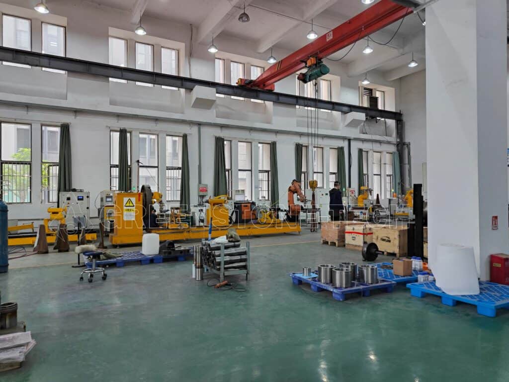 Greenstone-Tech laser cladding processing workshop for metal surface repair and additive manufacturing