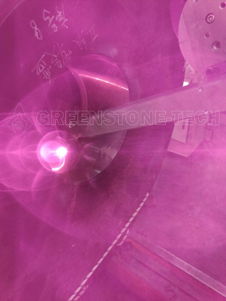 Internal laser cladding head processing ring-shaped part inner wall