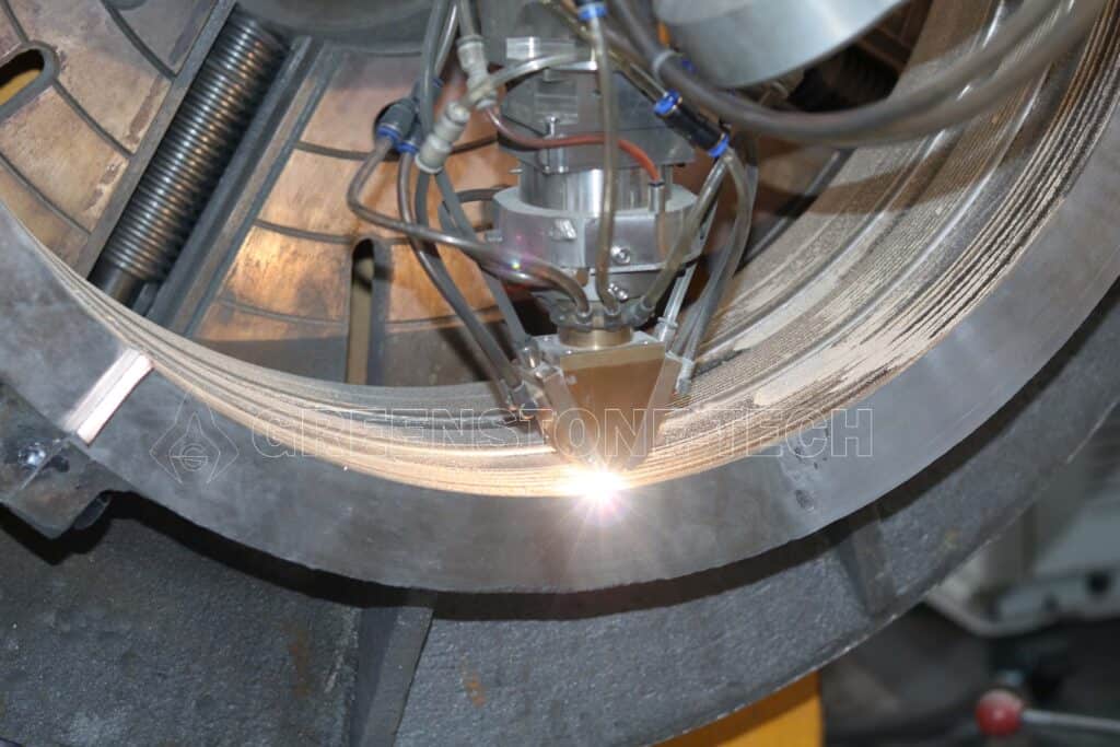 Babbitt alloy laser cladding