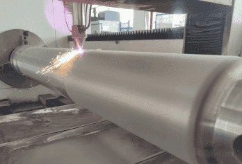 Laser cladding coal machine parts strengthening