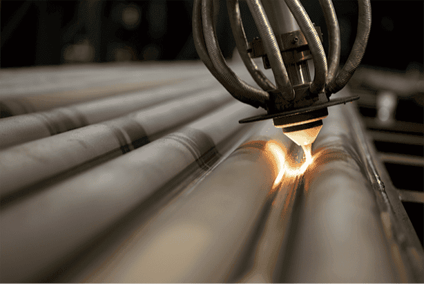 Laser cladding technology demonstration