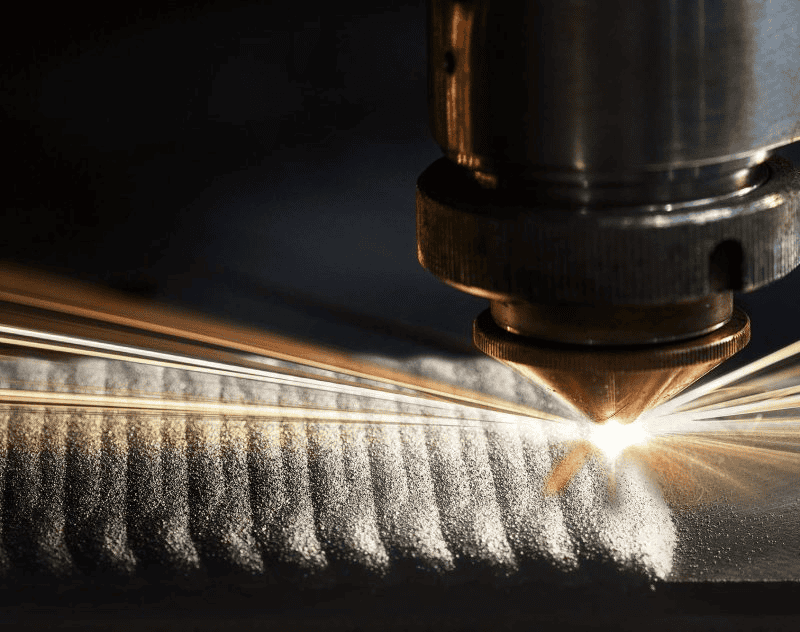 تفاصيل جزئية عن عملية التكسية بالليزر فائق السرعة لأجزاء العمود