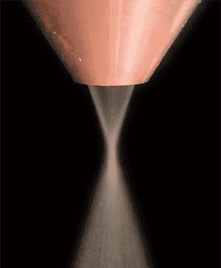 Long-Focus Water-Cooled Coaxial Annular Powder-Feeding Laser Cladding Nozzle