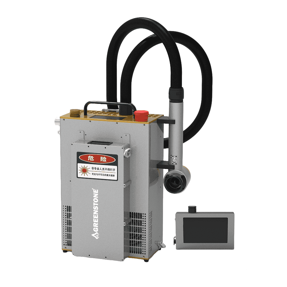 Machine de nettoyage laser à fibre portable avec sac à dos personnalisé