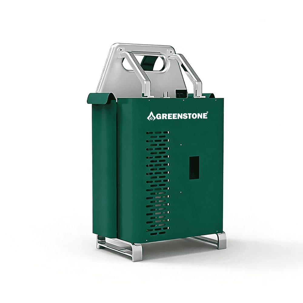 Machine de nettoyage laser à fibre pulsée avec sac à dos (nettoyeur laser portable alimenté par batterie)