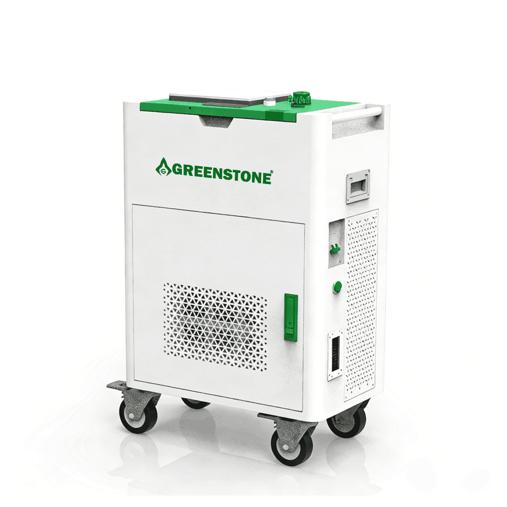 Machine de nettoyage laser à fibre pulsée personnalisable (refroidie par air, type chariot)