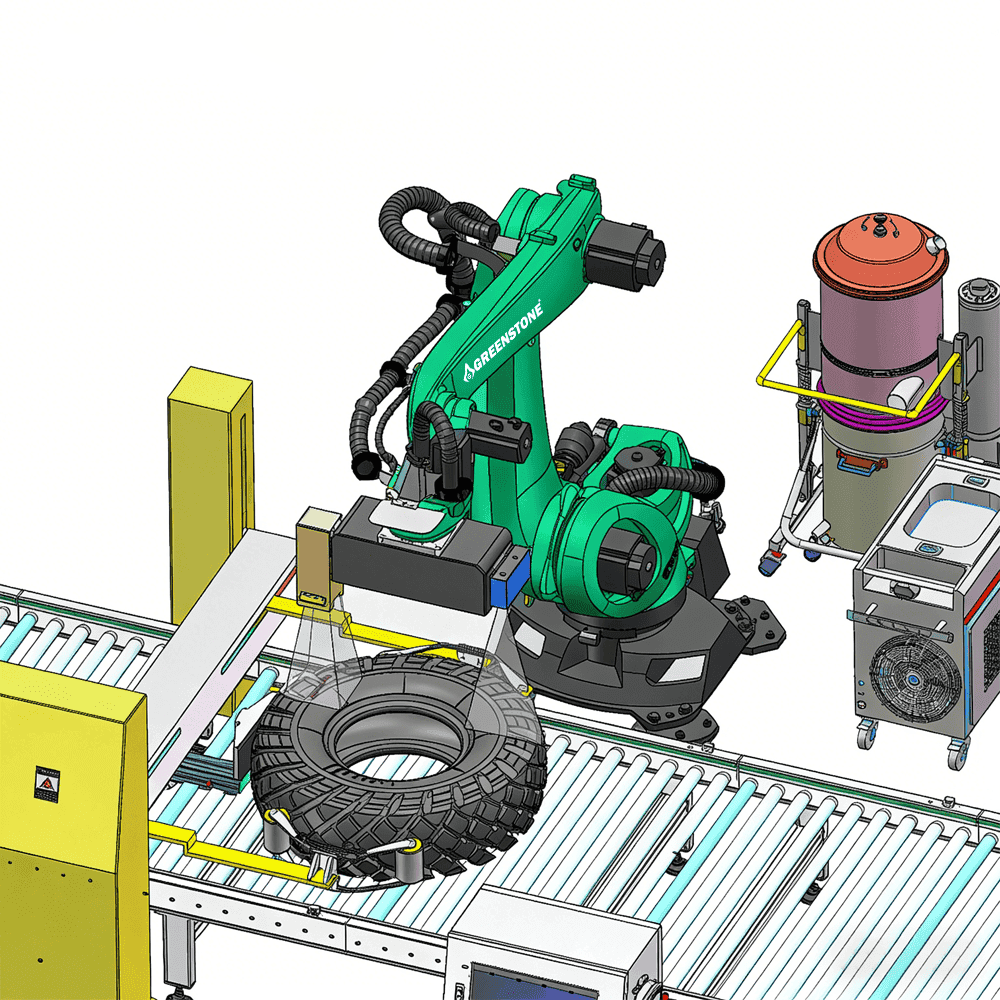 Customized Automated Tire Sidewall Laser Engraving & Marking System ...