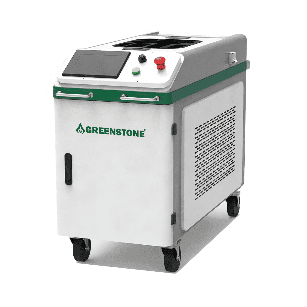 Greenstone-Tech Machine de nettoyage laser à fibre manuelle personnalisée pour les moules de pneus (500W/800W/1000W, refroidie à l'eau, largeur de balayage réglable, manuel/automatique)