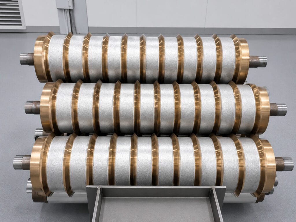 Wear-Resistant Laser Cladding for Steel Mill Pinch Rolls