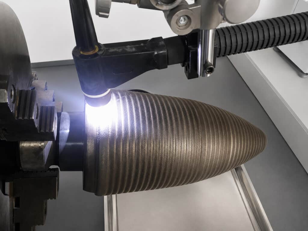 PTA-Plasma-Hartauftragsverfahren zum Schutz von hochbelasteten Metallbauteilen vor Verschleiß