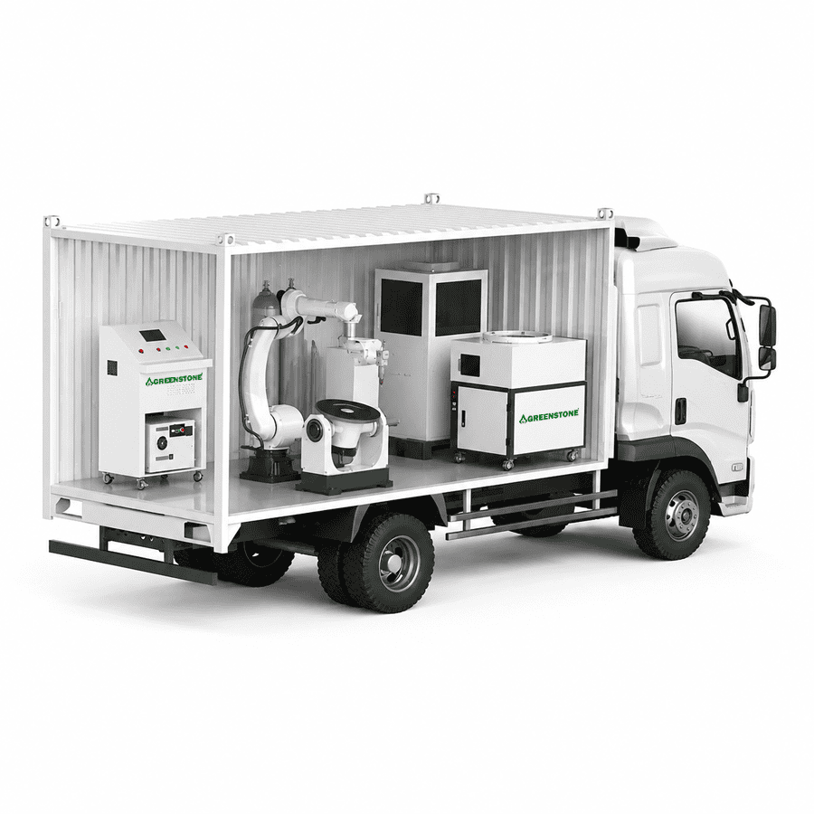 Mobile Laser Cladding Workstation for On-Site Metal Repair and DED Additive Manufacturing