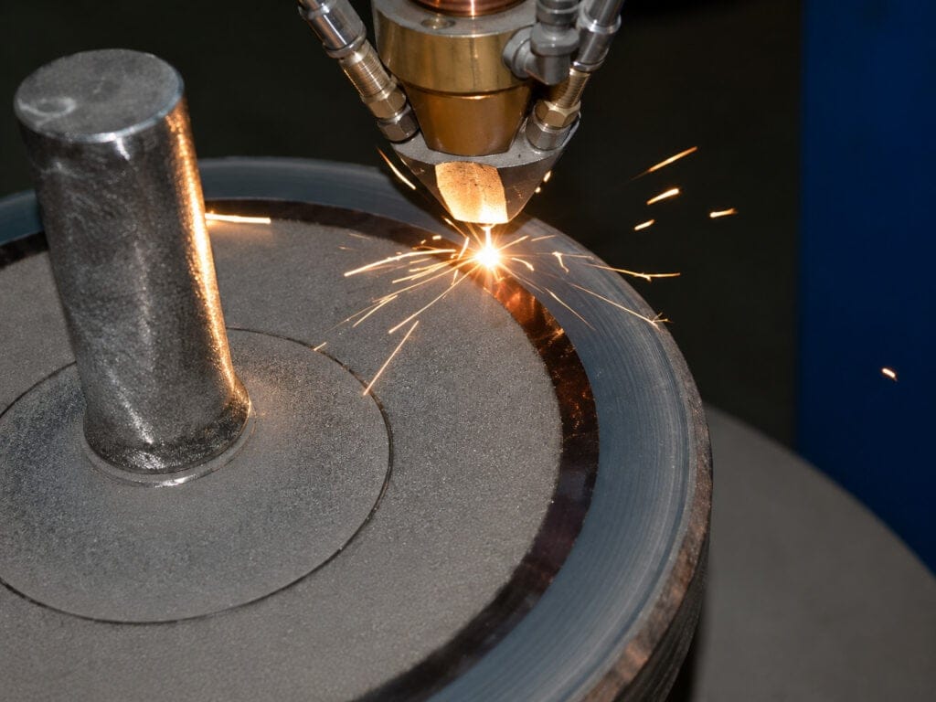 Laser Cladding Repair and Hardfacing of Large Diameter Rollers for Steel and Heavy Manufacturing Industries