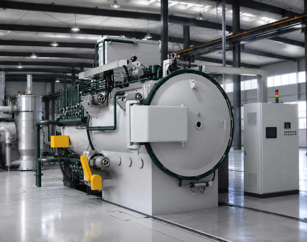 Industriële PVD-vacuümcoatingoven voor harde beschermende coatings en oppervlaktebehandeling.