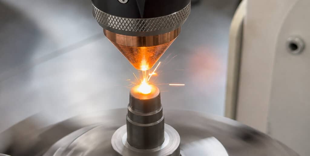 Laser Cladding Surface Restoration of Worn Machine Parts Using High-Performance Metal Alloy Powder