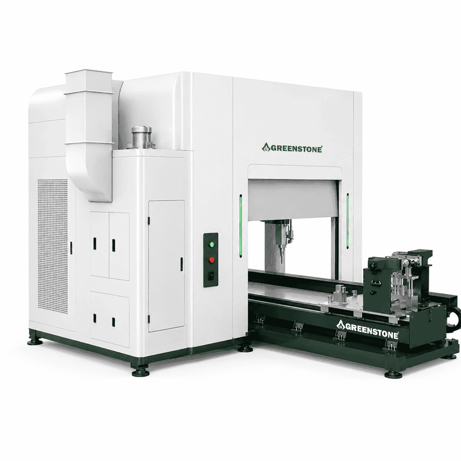 Automated Industrial Laser Cleaning System for Rail Wheelsets and Heavy Equipment