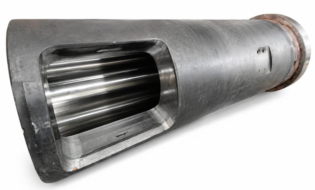 Die Casting Shot Sleeve After Laser Cladding Repair and Precision Machining