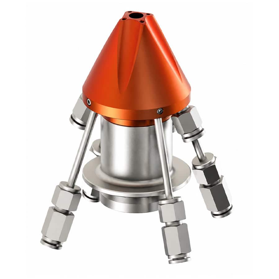 GREENSTONE 1–6 kW:n koaksiaalinen nelivirtainen laserverhoussuutin
