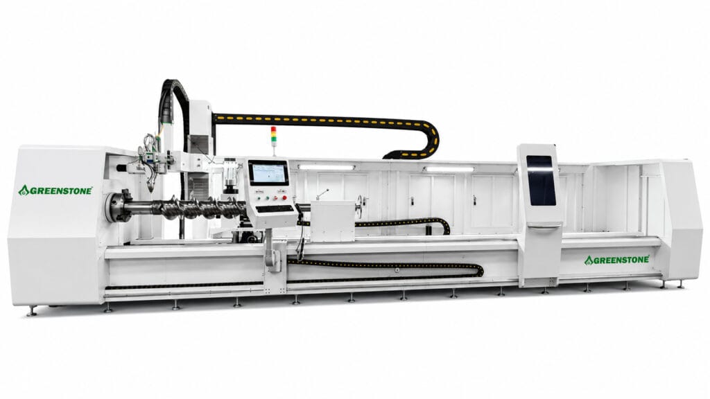 Greenstone Ultra-High-Speed Laser Cladding System for Screw Remanufacturing
