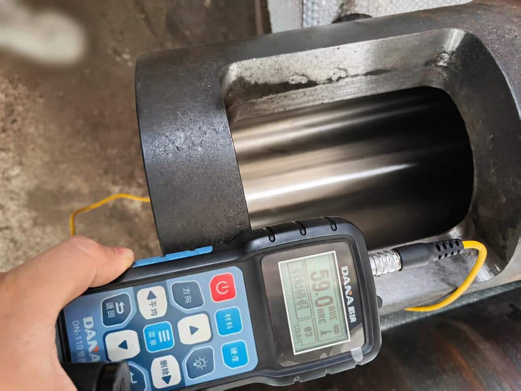 Hardness Testing of the Laser-Clad Repair Layer on a Die Casting Shot Sleeve Inner Bore