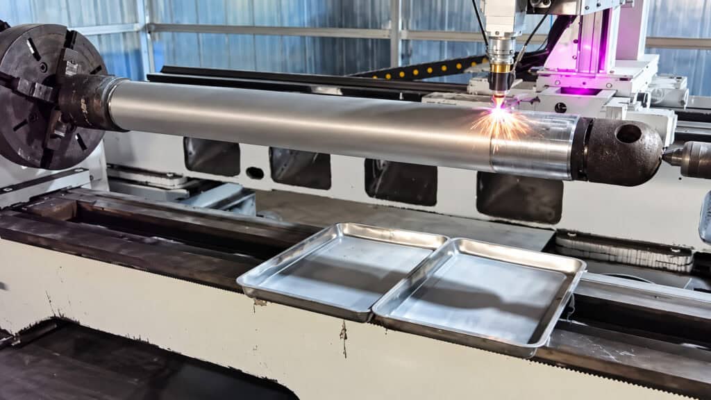 High-Efficiency, Low-Cost Laser Cladding for Shaft Components